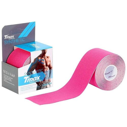 Тейп кинезиологический Tmax Synthetic Pink 5см* 5 м 423334