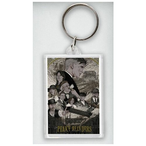 фото Брелок акриловый острые козырьки, peaky blinders №9 migom