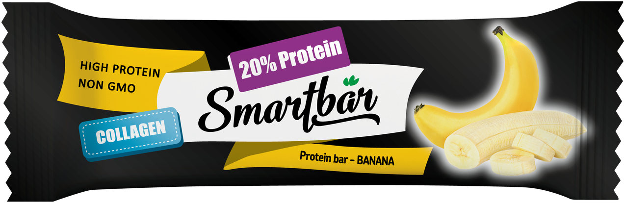 Батончик протеиновый SmartBar Protein «Банан в темной глазури», 40 г - фотография № 9