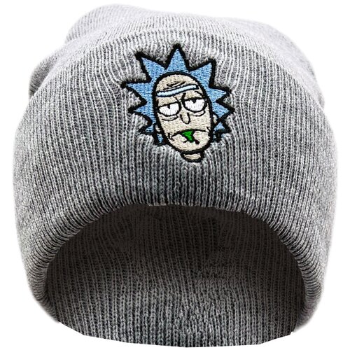 Шапка с логотипом Skully beanie r&m (Рик и Морти) gray