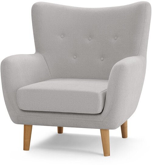 Кресло для отдыха SCANDICA Мей High, 90х97х88 см, цвет светло-серый