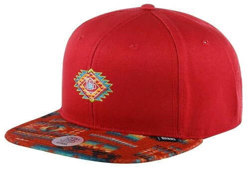 Бейсболка DJINNS арт. 6P SB Aztek Crown (красный), размер ONE