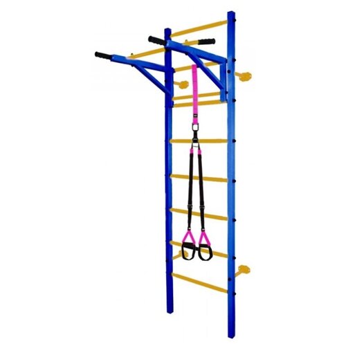Шведская стенка Midzumi Katashi Plus синий/желтый/розовый