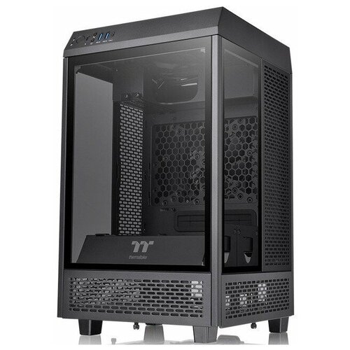 Корпус Thermaltake The Tower 100 черный без БП ATX 2x120mm 2xUSB3.0 1xUSB3.1 audio bott PSU