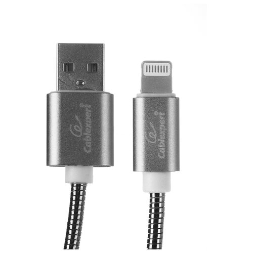 Кабель Gembird Cablexpert USB AM/Lightning 1m Titan CC-G-APUSB02Gy-1M кабель 5bites usb 3 0 am am 1m uc3009 010