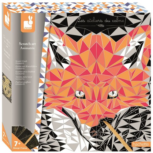 Набор для создания геометрических картин Janod Животные; серия Hachette набор для создания украшений janod пожелания серия hachette