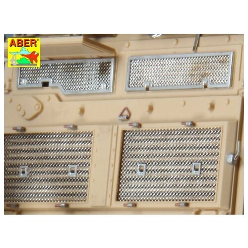 abr r 35 дополнения для hexagonal bolts ABR-35-G29 Дополнения для Grilles for Russian Tank T-55A also for ENIGMA для Tamiya 1/35