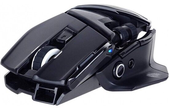 Мышь беспроводная + игровой коврик Mad Catz AIR, Wireless, 12000dpi, MR04DHAMBL000-0 Черный - фото №5