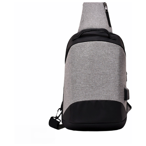 фото Сумка mypads m100-110 из качественной импортной износостойкой ткани «оксфорд» для планшетов apple huawei samsung с диагональю 7 / 8/ 9.7 дюймов нагрудная с usb-портом и ремнем через плечо легкая повседневная современный корейский дизайн темно-серого цвета