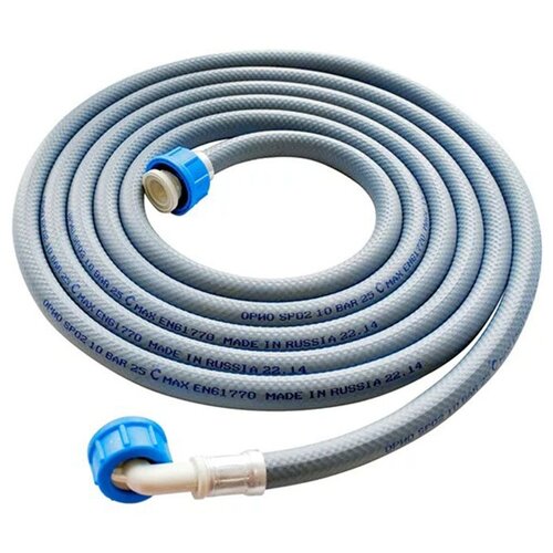 Наливной шланг для стиральной машины Orio, угловой, 1 м, гайка-гайка