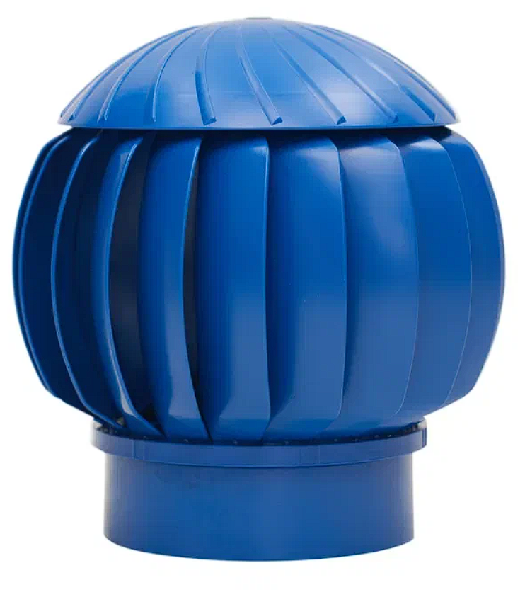 GERVENT, Нанодефлектор, Ротационная вентиляционная турбина 160, синий - фотография № 1