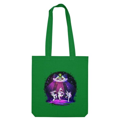 фото Сумка шоппер us basic, зеленый