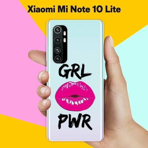 Силиконовый чехол на Xiaomi Mi Note 10 Lite Girl Power / для Сяоми Ми Ноут 10 Лайт матовый чехол locked w для xiaomi mi note 10 lite сяоми ми ноут 10 лайт с 3d эффектом черный