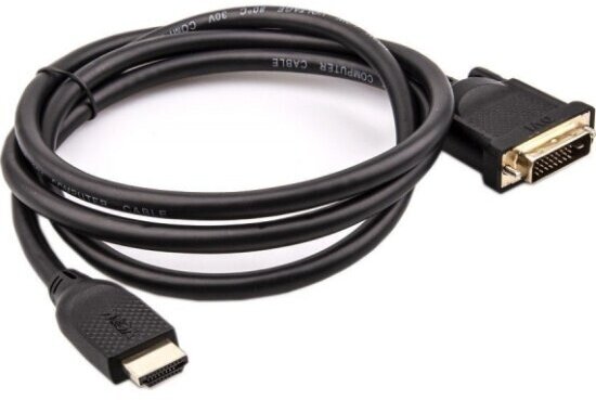 Кабель Vcom HDMI AM/DVI(24+1)M, 1.5м, CU, 1080P@60Hz, (CG484G-1.5M)