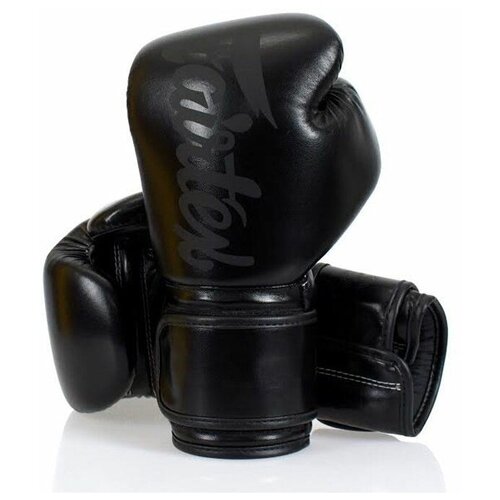 Боксерские перчатки Fairtex BGV14 Solid Black 14 унций