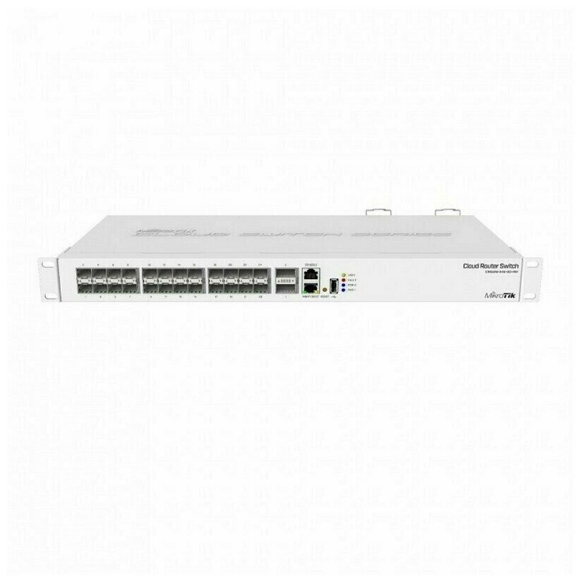 Коммутатор MikroTik CRS326-24S+2Q+RM 1x100Mb 24SFP+ управляемый