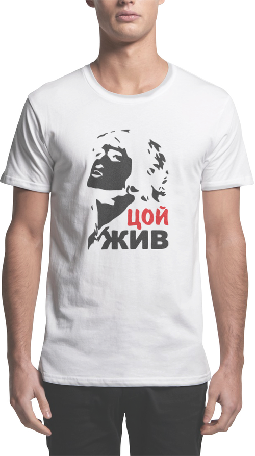 Футболка IDOL MERCH, хлопок, размер L, белый