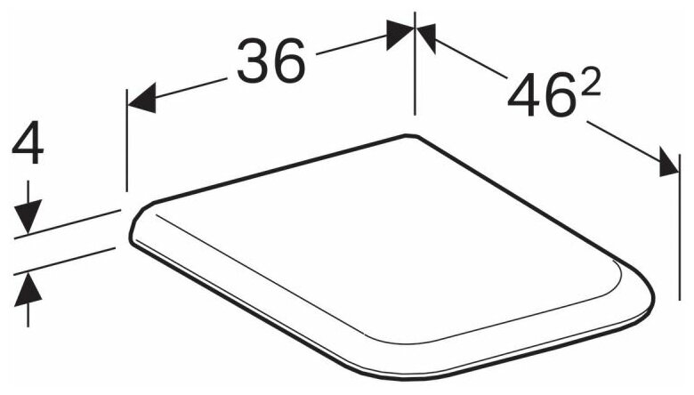 Сиденье для унитаза Geberit - фото №2