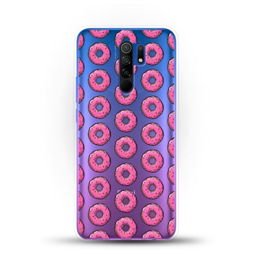 фото Силиконовый чехол пончики на xiaomi redmi 9 andy & paul