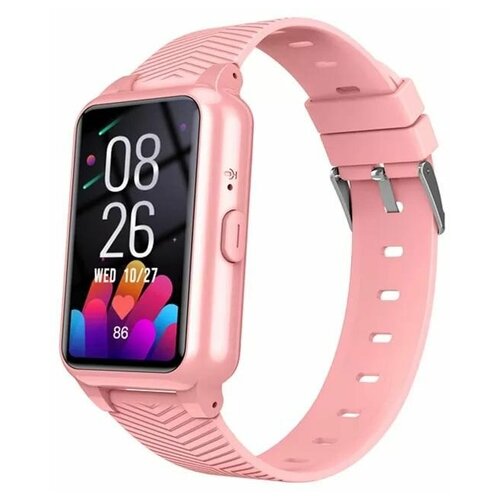 Наручные умные часы Smart Baby Watch Wonlex S10 розовые электроника с GPS аксессуары для детей 608000₽