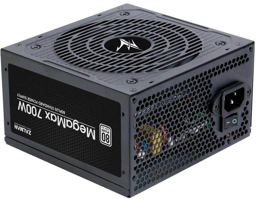 Блок питания 700W Zalman ZM700-TXII мощность 700 Вт, активный PFC, вентилятор 120x120 мм, cертификат 80 PLUS Standard