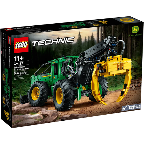 Конструктор LEGO Technic John Deere 948L-II Skidder 42157, 1492 дет. конструктор lego technic 42168 кормоуборочный комбайн john deere 9700