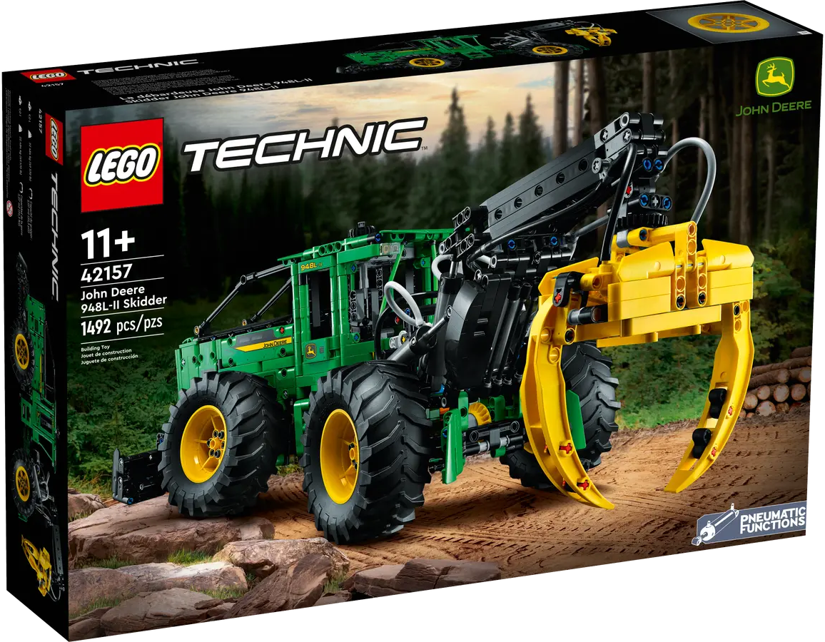 Конструктор LEGO Technic John Deere 948L-II Skidder 42157, 1492 дет.