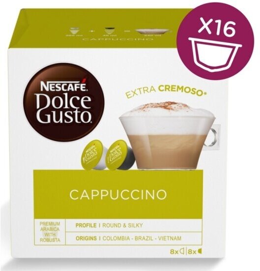 Кофе в капсулах Nescafe Dolce Gusto Cappucino 16 капсул