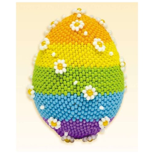 фото Б167 набор для бисероплетения riolis 'яйцо пасхальное', 6,5*5 см риолис