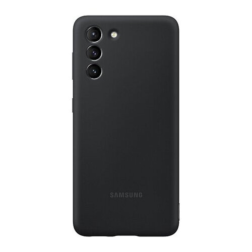 фото Чехол samsung silicone cover s21 чёрный