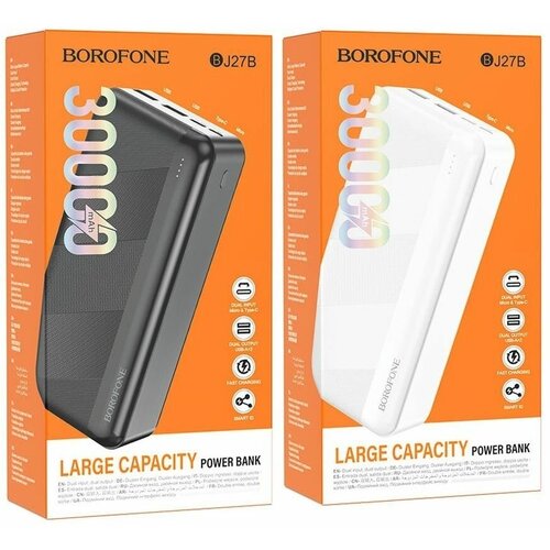 Внешний аккумулятор 30000 mAh Черный 348100₽