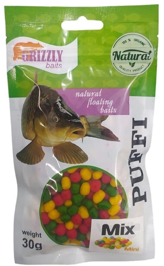 Воздушное тесто Grizzly Baits Puffi 30 грамм