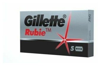 Сменные двусторонние лезвия Gillette Rubie, 5 шт. - фото №9