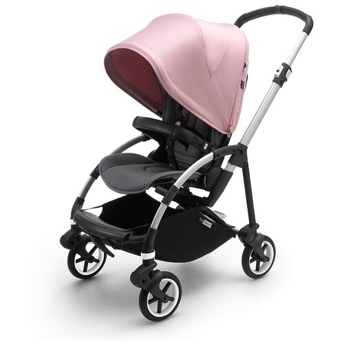 Прогулочная коляска Bugaboo Bee6 Complete, (Alu/Grey/Red), цвет шасси: серебристый