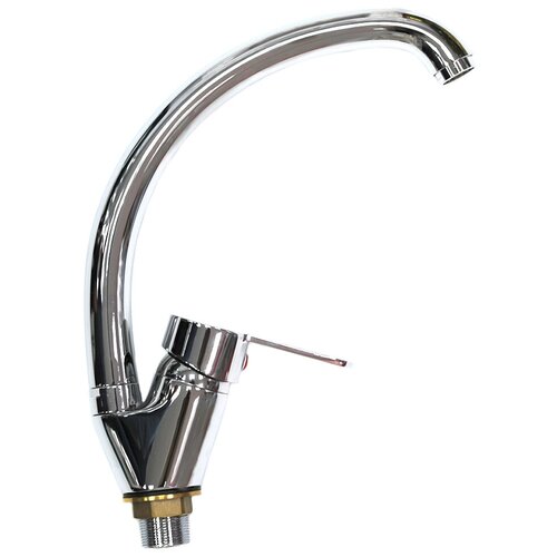 Латунный смеситель для кухни эксан СВ3313(утка), хром