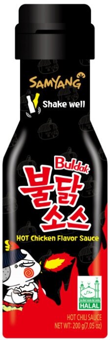 Острый соус со вкусом курицы Samyang Buldak Hot Chicken Flavor Sauce, 200 г