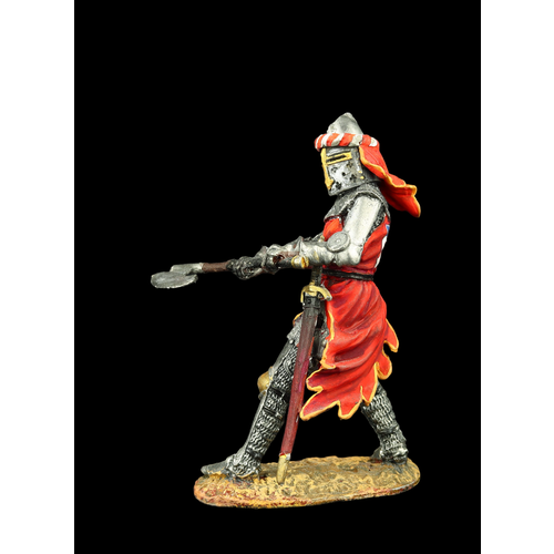 Оловянный солдатик SDS: Рыцарь с двуручным топором оловянный солдатик окрашенный варяг с большим топором русь 10 век