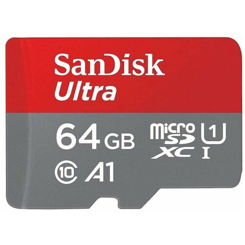 Карта памяти MicroSD SanDisk Ultra UHS I 64GB