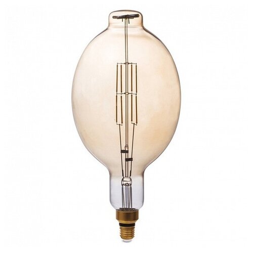 фото Лампа светодиодная hiper thomson led vintage filament bt180 8w 720lm e27 180360 1800k gold