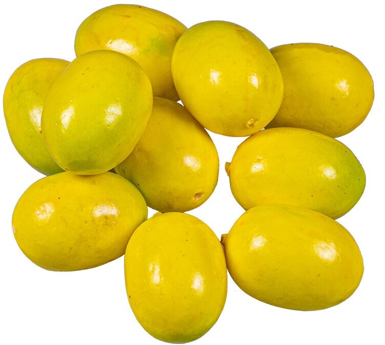 Искусственные фрукты для декора "Лимон" мини / Муляж ягод и фруктов 10 шт.