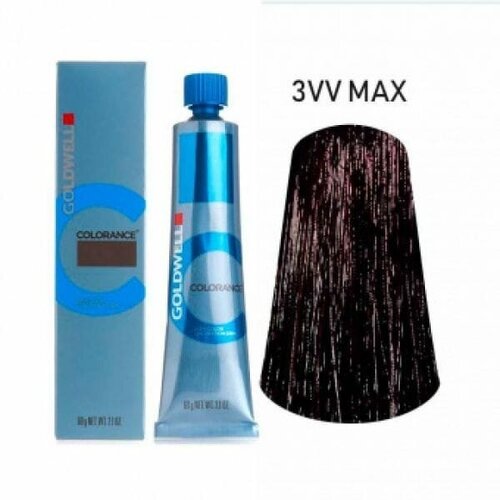 Goldwell Colorance тонирующая краска для волос, 3VV MAX чернослив, 60 мл