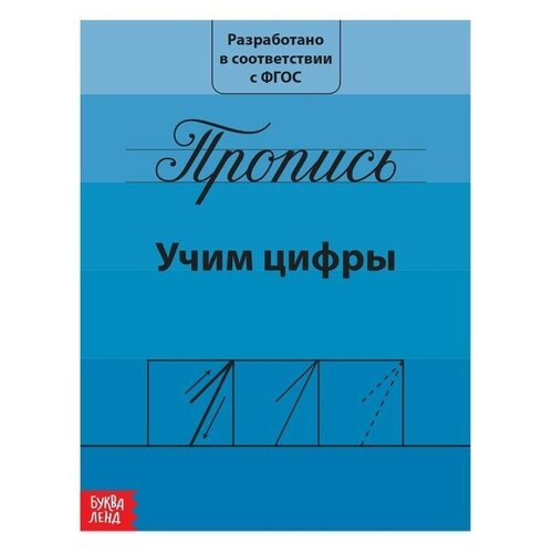 Прописи Учим цифры, 20 стр.