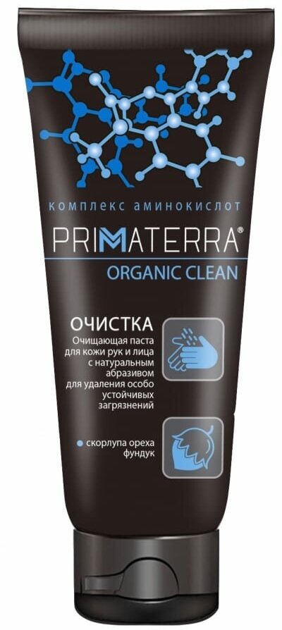 TM PRIMATERRA Паста с натуральным абразивом от особо устойчивых загрязнений ORGANIC CLEAN 200мл 1370