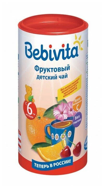 BEBIVITA Чай Фруктовый {с 6 мес} 200г - фотография № 6