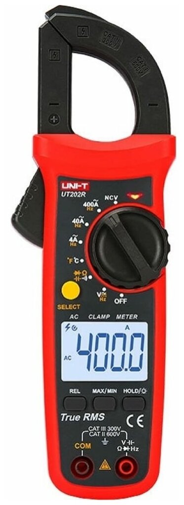 Токоизмерительные цифровые клещи Uni-t Ut202r 00-00007281 . - фотография № 1