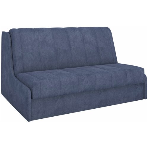 Прямой диван Первый Мебельный Валенсия Синий, велюр 160х205 см С ящиком