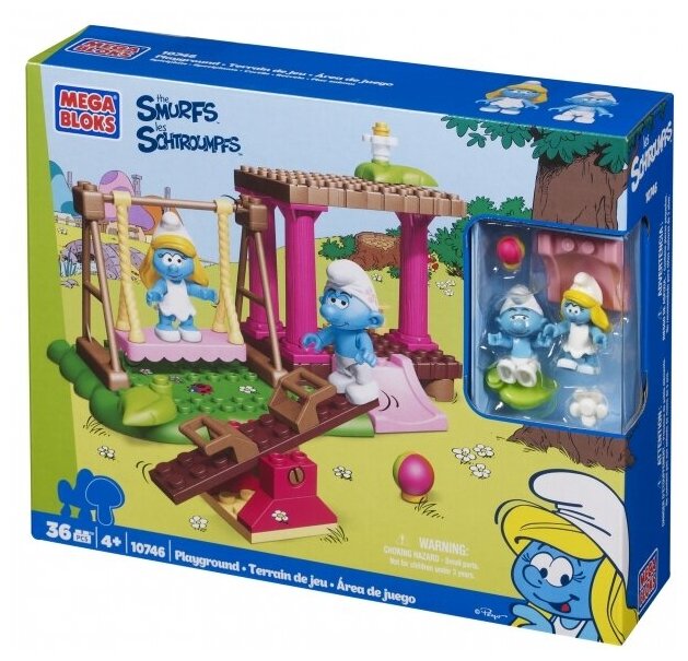 Игровой набор Mega Bloks Смурфики Гонщики - фото №3