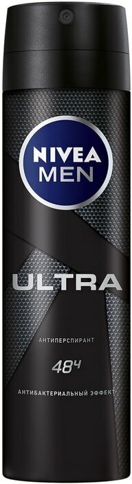 Антиперспирант NIVEA MEN Ultra Антибактериальный эффект 150мл