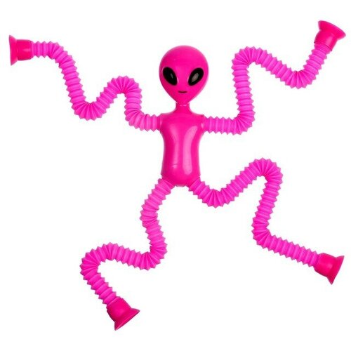Развивающая игрушка «Прешелец» с присосками, цвета микс