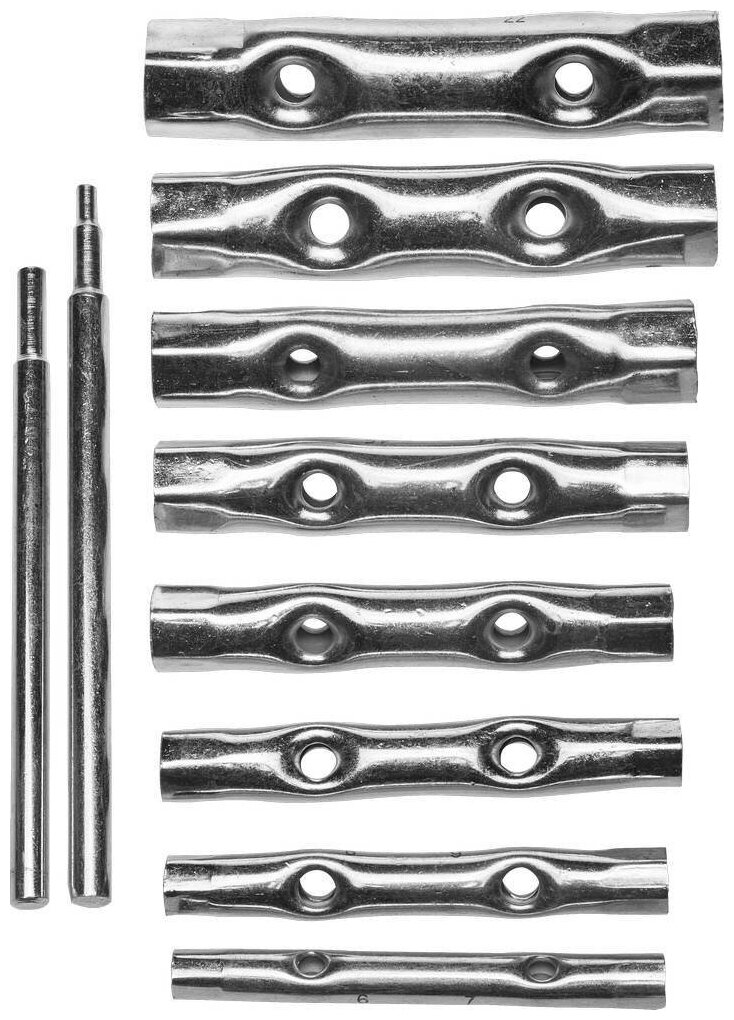DEXX 10 предметов, 6 - 22 мм, набор трубчатых ключей (27192-H10)